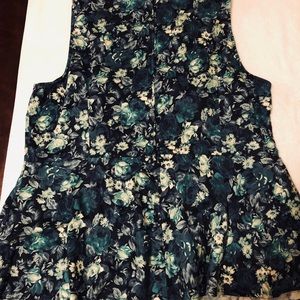 Torrid peplum womens top